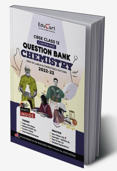 Educart CBSE Class 12 CHEMISTRY New Question Bank Book For 2022-23 (Includes Past Years Latest Syllabus and Pattern)