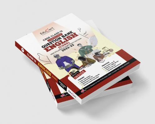 Educart CBSE Class 12 ENGLISH CORE New Question Bank Book For 2022-23 (Includes Past Years Latest Syllabus and Pattern)