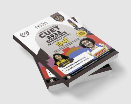 Educart NTA CUET Hindi Section IA Practice Papers Book for July 2022 Exam (Strictly based on the Latest Official CUET-UG Mock Test 2022)