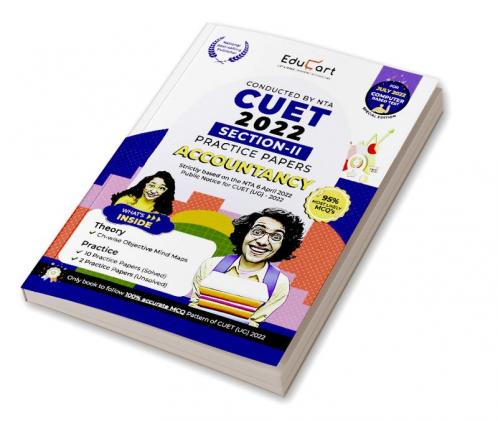 Educart NTA CUET Accountancy Section II Practice Papers Book for July 2022 Exam (Strictly based on the Latest Official CUET-UG Mock Test 2022)