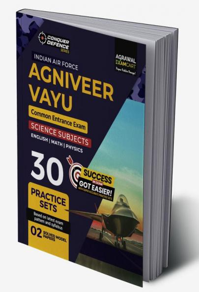 Examcart Indian Airforce (Agniveer Vayu) Science (X Group) Practice Sets For 2023 Exams in English