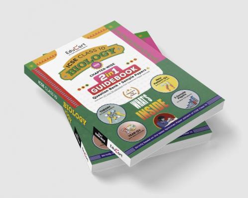 Educart ICSE Class 10 BIOLOGY Guidebook 2022-23 Question Bank + Sample Papers 2023 Exam (Including Previous 10 Years Questions)