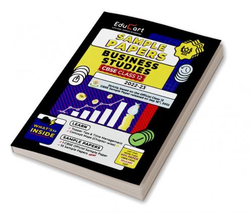 Educart CBSE Class 12 Sample Papers 2022-23 BUSINESS STUDIES (With Exclusive Topper Tips and Marks breakdown for 2023 Exams)