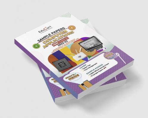 Educart CBSE Class 10 COMPUTER APPLICATION Sample Papers 2023 (With Exclusive Topper Answers and Marks breakdown 2022-23)