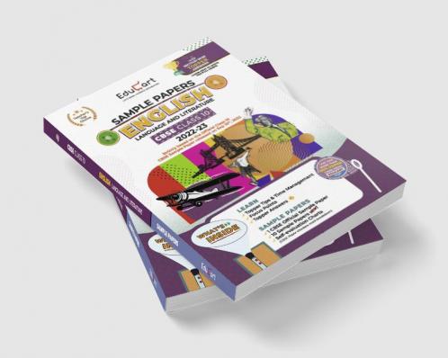 Educart CBSE Class 10 ENGLISH LANGUAGE and LITERATURE Sample Papers 2023 (With Exclusive Topper Answers and Marks breakdown 2022-23)