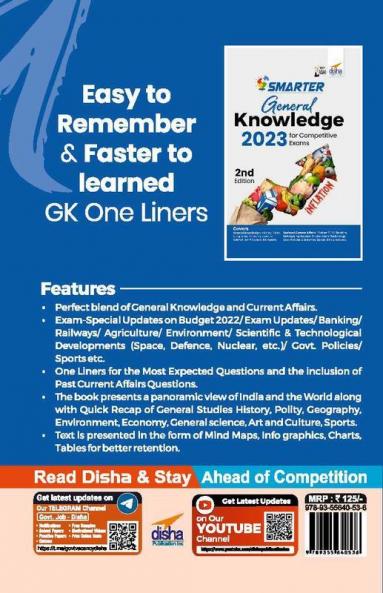 Smarter General Knowledge 2023 for Competitive Exams