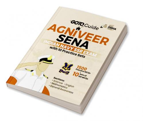 Disha GoTo Guide for AGNIVEER SENA Indian Navy SSR Exam with 10 Practice Sets