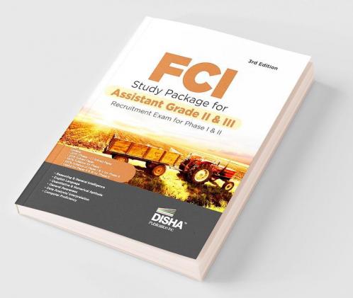 FCI Study Package for Assistant Grade II & III Recruitment Exam for Phase I & II 3rd Edition | Previous Year Solved Paper | Food Corporation of India