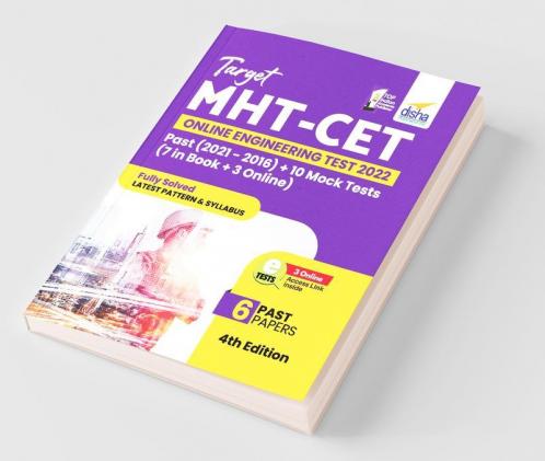TARGET MHT-CET Online Engineering Test 2022 - Past 6 Years (2021 - 2016) + 10 Mock Tests (7 in Book + 3 Online) 4th Edition