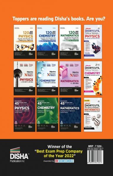 BITSAT 18 Previous Year Chapter-wise Solved Papers (2022 - 2005) 6th Edition | Physics Chemistry Mathematics English & Logical Reasoning 3100 PYQs