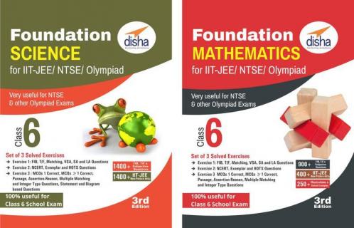 Class 6 Foundation Course Science & Mathematics For Iit-Jee| Ntse| Olympiad - 3Rd Edition-Disha Publication-Paperback_Edition-2