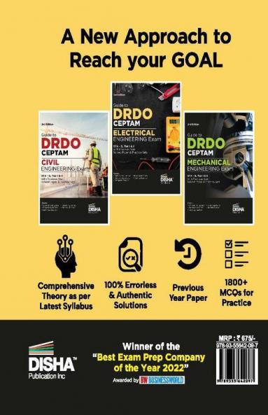 Guide to DRDO CEPTAM Electrical Engineering Exam STA - B Tier I & II with Previous Year Solved Paper & Practice Sets 2nd Edition | Senior Technical Assistant B | PYQs | 2023