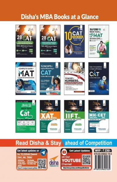 28 Years CAT Quantitative Ability (QA) Topic-wise Solved Papers (2021 - 1994) 15th edition