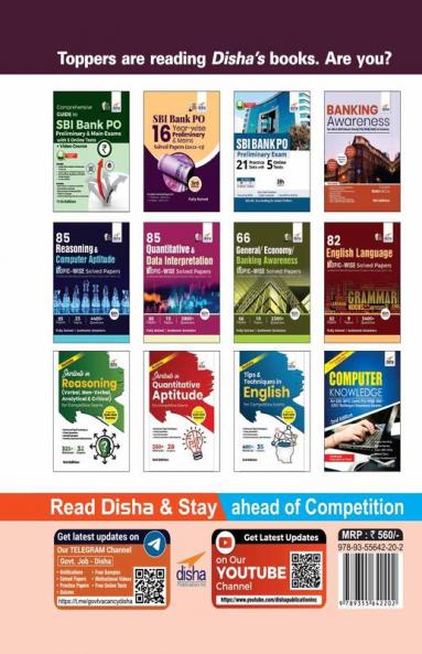 Target SBI Bank PO Preliminary Main & Descriptive Exams - 20 Practice Sets & Past Papers (2021 - 15) 11th Edition