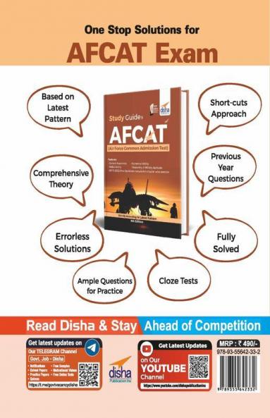 Study Guide to AFCAT (Air Force Common Admission Test) 8th Edition