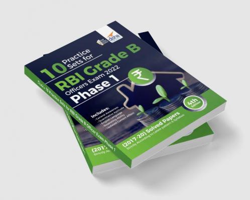 10 Practice Sets for RBI Grade B Officers Exam 2022 Phase 1 - 4th Edition [Paperback] Disha Experts
