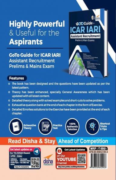 GoTo Guide for ICAR IARI Assistant Recruitment Prelim & Main Exams