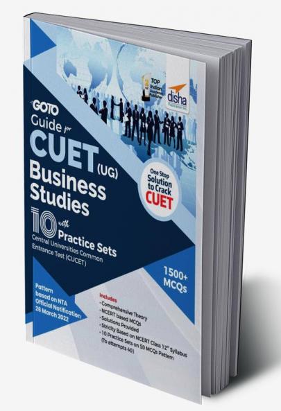 Go To Guide for CUET (UG) Business Studies with 10 Practice Sets; CUCET - Central Universities Common Entrance Test