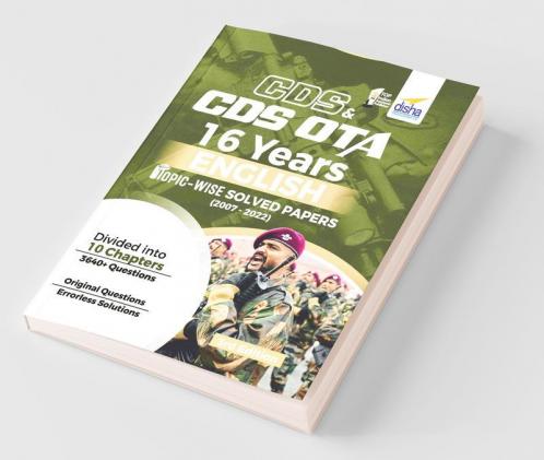 CDS & CDS OTA 16 Years English Topic wise Solved Papers (2007 - 2022) 3rd Edition