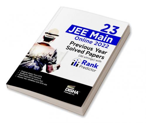 23 JEE Main Online 2022 Previous Year Solved Papers (All sittings) with Rank Predictor