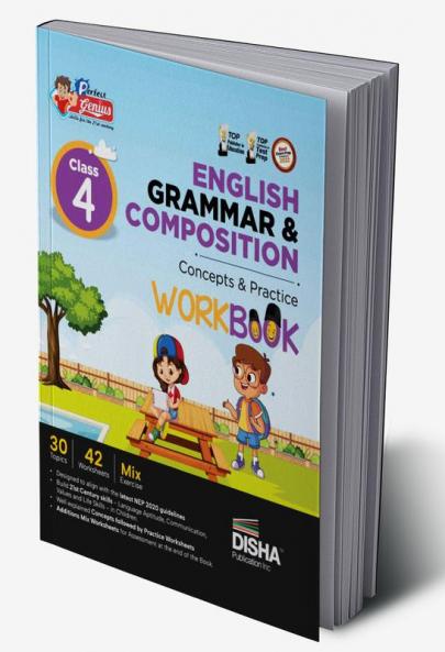 Perfect Genius Class 4 English Grammar & Composition Concepts & Practice Workbook | Follows NEP 2020 Guidelines