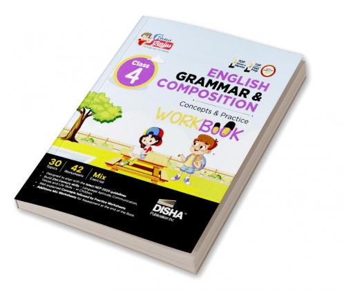 Perfect Genius Class 4 English Grammar & Composition Concepts & Practice Workbook | Follows NEP 2020 Guidelines