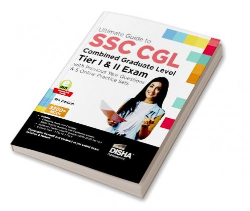 Ultimate Guide To Ssc Cgl: Combined Graduate Level - Tier I & Tier II Exam With Previous Year Questions & 5 Online Practice Sets 9th Edition