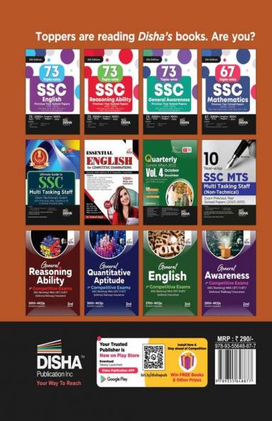Target SSC MTS Multi Tasking Staff (Non-Technical) & Havaldar (CBIC & CBN) Exam - 6 Previous Year-wise Solved Papers (2023 – 18) & 15 Practice Sets with 3 Online Tests 6th Edition | Staff Selection Commission | PYQ |