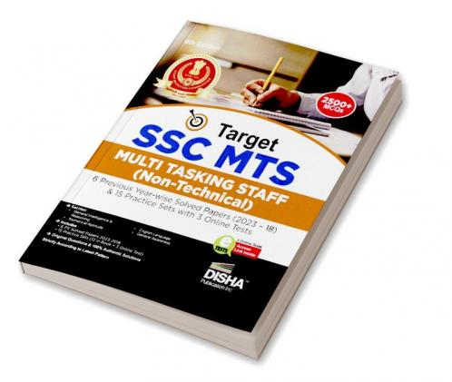 Target SSC MTS Multi Tasking Staff (Non-Technical) & Havaldar (CBIC & CBN) Exam - 6 Previous Year-wise Solved Papers (2023 – 18) & 15 Practice Sets with 3 Online Tests 6th Edition | Staff Selection Commission | PYQ |