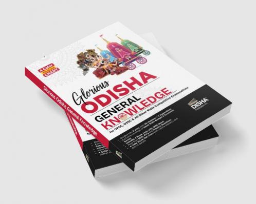 Glorious Odisha - General Knowledge for OPSC OSSC and other Competitive Exams | 4 Color Pluck Out Chart