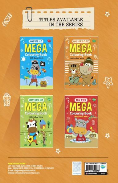 My Orange Mega Colouring book