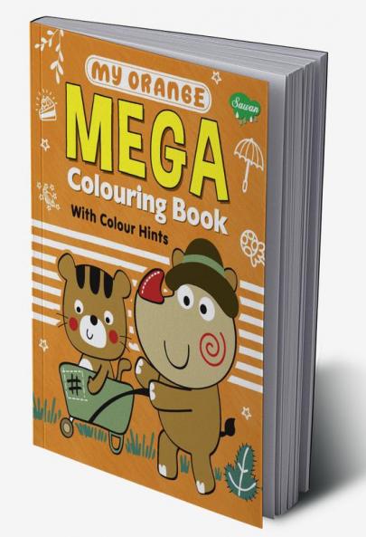 My Orange Mega Colouring book