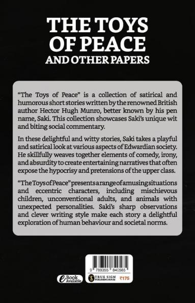 The Toys Of Peace And Other Papers
