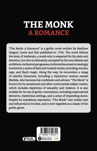 The Monk : A Romance