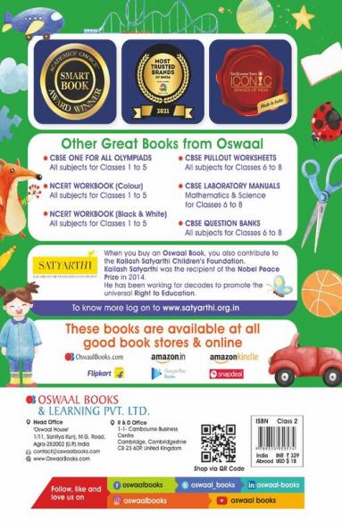 Oswaal One For All Workbook Class-2 Mathematics (For Latest Exam)