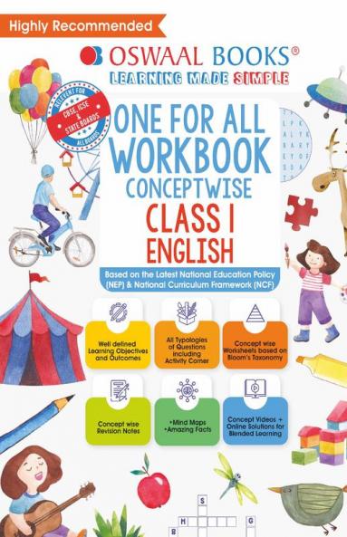 Oswaal One For All Workbook Class-1 English (For Latest Exam)