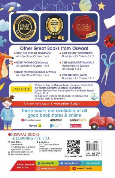 Oswaal One For All Workbook Class-1 English (For Latest Exam)
