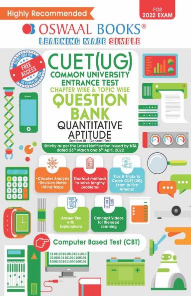 Oswaal NTA CUET (UG) Chapterwise & Topic wise Question Bank Quantitative Aptitude (Entrance Exam Preparation Book 2022)