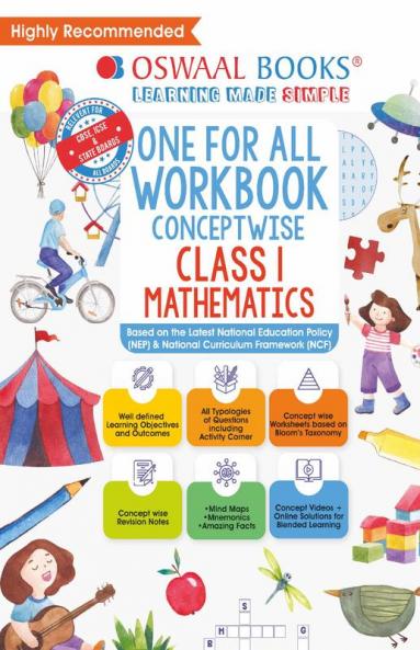 Oswaal One For All Workbook Class-1 Mathematics (For Latest Exam)