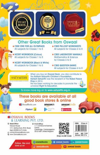 Oswaal One For All Workbook Class-4 English (For Latest Exam)