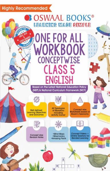 Oswaal One For All Workbook Class-5 English (For Latest Exam)