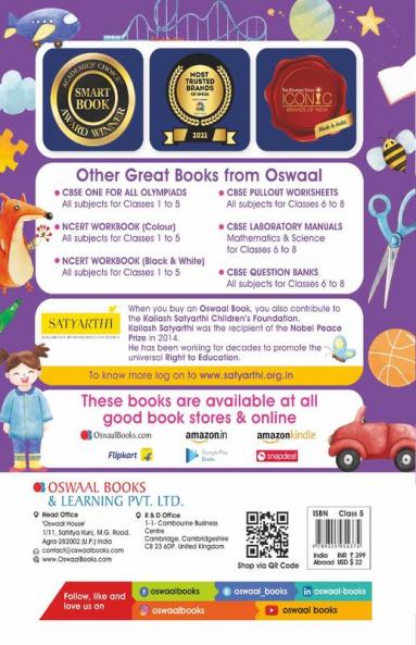 Oswaal One For All Workbook Class-5 English (For Latest Exam)