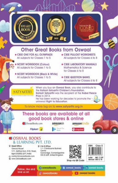 Oswaal One For All Workbook Class-5 Mathematics (For Latest Exam)