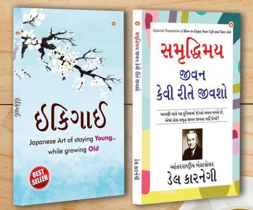 Best Inspirational Books in Gujarati - Ikigai + How to Enjoy Your Life and Your Job