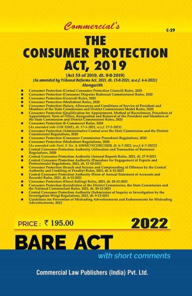 The Consumer Protection Act 2019 - 2023|Edition