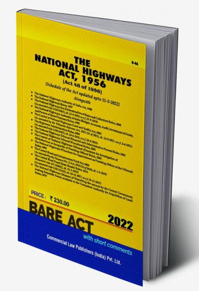 THE NATIONAL HIGHWAYS ACT 1956