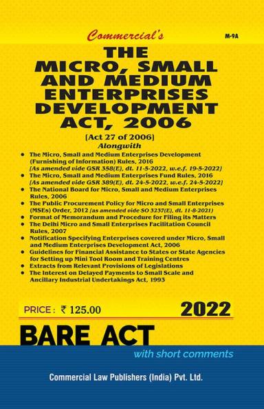 The Micro Small and Medium Enterprises Development Act 2006