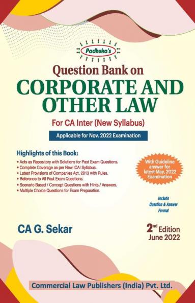 Question Bank on Corporate & Other Law