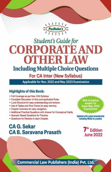 Students' Guide for Corporate & Other Law