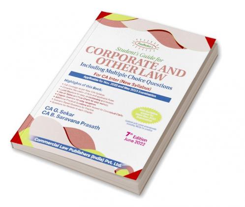 Students' Guide for Corporate & Other Law
